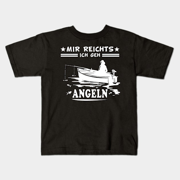 Mir Reichts Ich geh Angeln Angler Kids T-Shirt by Jonas Design